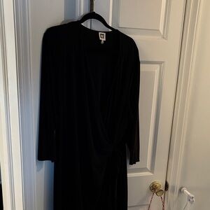 Anne Klein Classic Black 3/4th Sleeve Dress